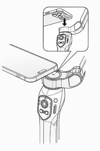 Smartphone gimbal pairing